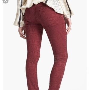 Free people maroon jeans